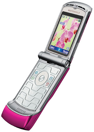 Sim Free Mobile Phone Motorola V3 Razr Video Recorder Edition Hot Pink