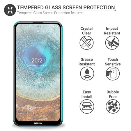 Olixar Nokia X10 Tempered Glass Screen Protector