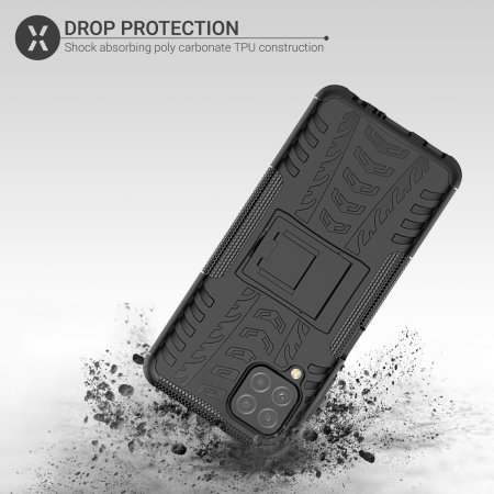 Olixar Armourdillo Samsung Galaxy A22 4G Protective Case - Black 