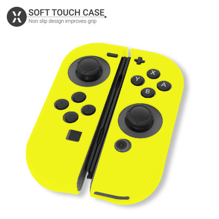 Olixar Silicone Nintendo Switch Joy-Con Controller Covers - 2 Pack - Yellow