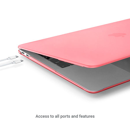 Olixar MacBook Air 13 Inch 2020 Protective Case - Matte Pink