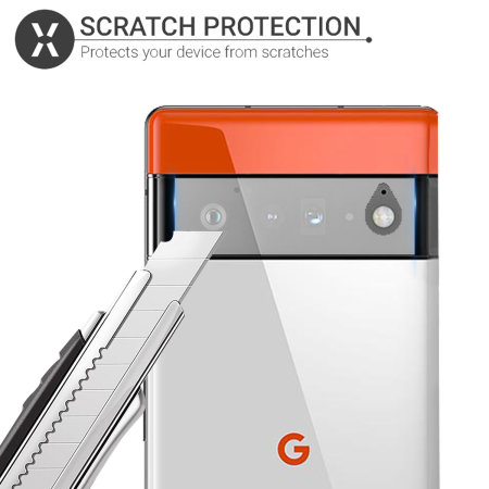 Olixar Tempered Glass Camera Protectors 2 Pack- For Google Pixel 6 Pro
