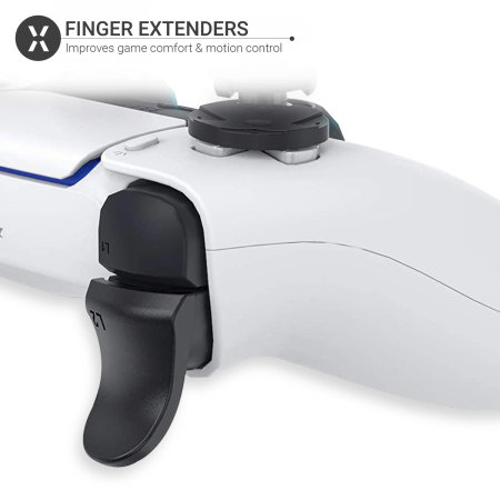 Olixar D-Pad & Trigger Extender Caps For Gaming Controllers - Black