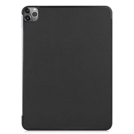 Olixar Leather-style iPad Pro 12.9" 2021 5th Gen. Folio Case - Black
