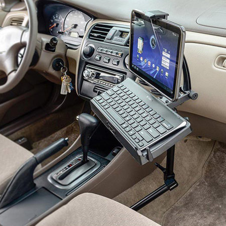 Arkon Heavy-Duty In-Car Tablet & Keyboard Tray Mount - Black