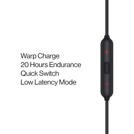 Official OnePlus Bullets Z Wireless In Ear Headphones - Black