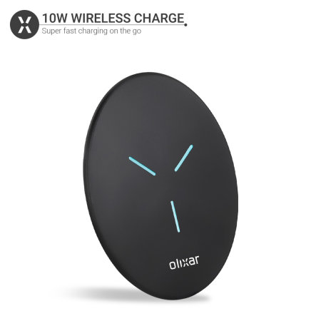 Olixar 15W Wireless Charging Pad & Lightning Wireless Charging Adapter for iPhones