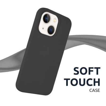 Olixar Soft Silicone Black Case - For iPhone 13 mini