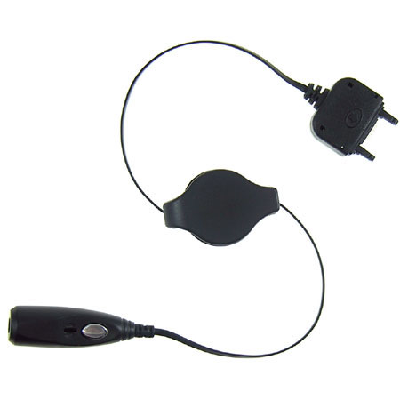 Retractable Stereo Audio Adapter - Sony Ericsson S700i/K700i