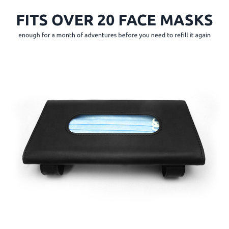 Olixar Attachable Face Mask Holder For Car Visor - Black