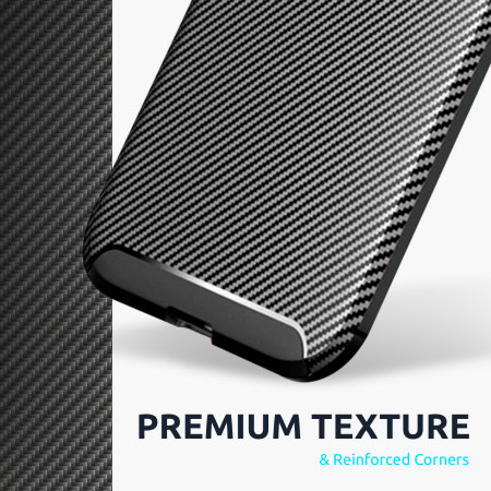 Olixar Carbon Fibre Tough Black Case - For iPhone 13 Pro Max