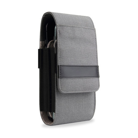 Olixar Grey Universal Dual Phone Holster Pouch - For 2 Phones