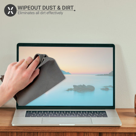 Olixar Premium Laptop Cleaning Cloth - 15x22cm - Grey