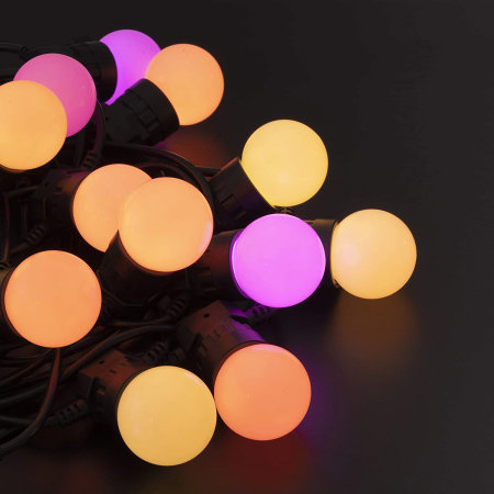 Twinkly Smart App-Controlled RGB 20 LED Multicolour Festoon Lights