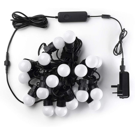 Twinkly Smart App-Controlled RGB 20 LED Multicolour Festoon Lights