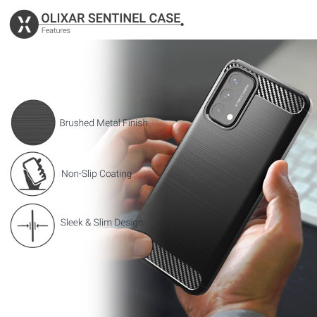 Olixar Sentinel OnePlus Nord N200 5G Case And Glass Screen Protector