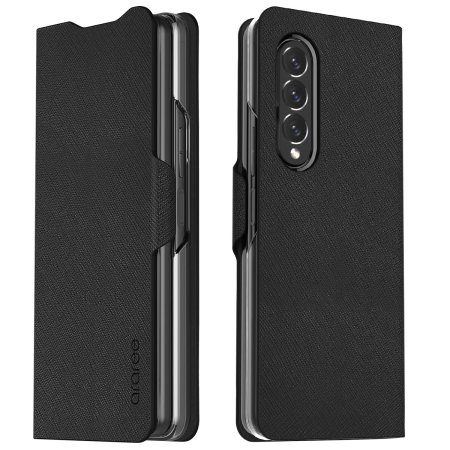 Araree Bonnet Samsung Galaxy Z Fold 3 Wallet Stand Case - Black
