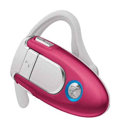 pink motorola bluetooth earpiece