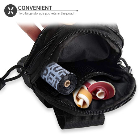 Olixar Tactical Pet Treats & Essentials Cross Body Bag - Black