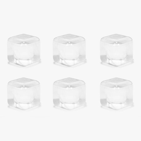 Kikkerland Reusable Ice Cubes - 30 Pack - Clear