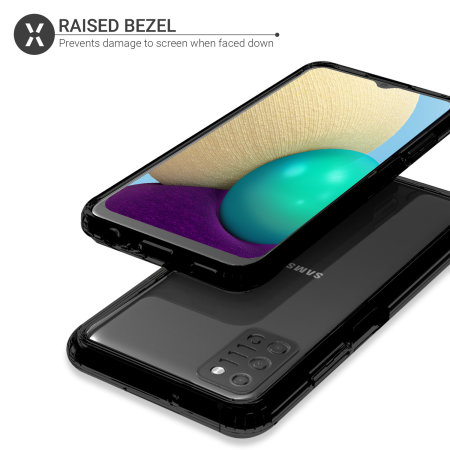 Olixar Exoshield Samsung Galaxy A02S Protective Case - Black