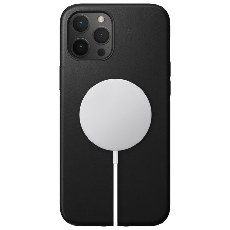 Nomad MagSafe Horween Leather Modern Black Case - For iPhone 13 Pro
