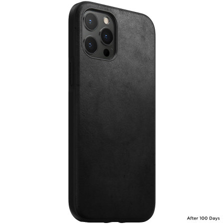 Nomad Horween Leather Modern Black Case - For iPhone 13 Pro Max