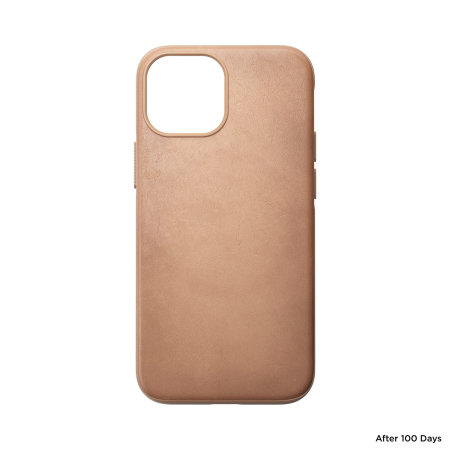 Nomad Horween Leather Modern Tan Case - For iPhone 13 mini