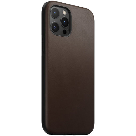 Nomad Horween Leather Modern Brown Case - For iPhone 13