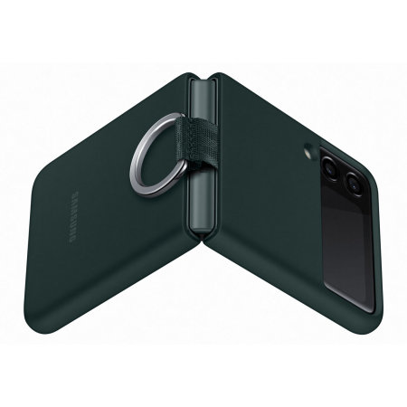 Official Samsung Galaxy Z Flip 3 Silicone Ring Case - Green