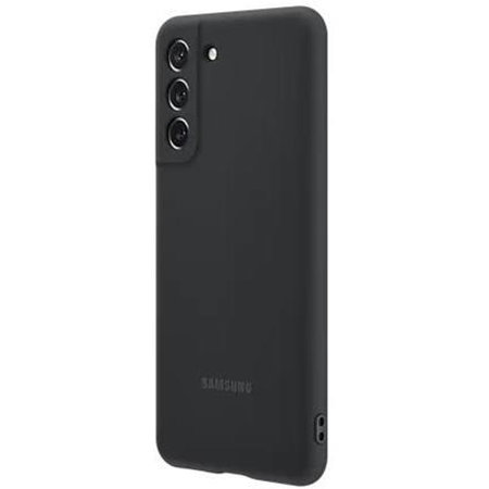 Official Samsung Soft Silicone Dark Grey Case - For Samsung Galaxy S21 FE
