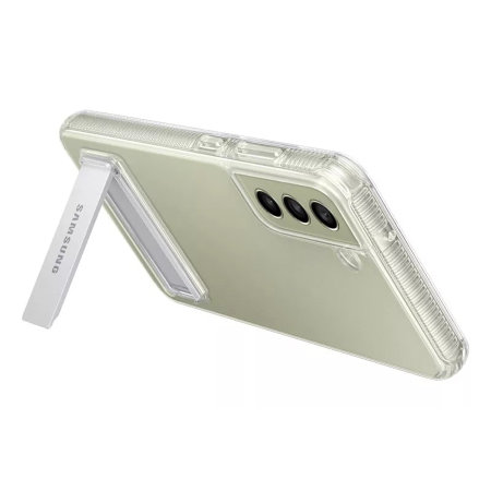 Official Samsung Protective Stand Transparent Case - For Samsung Galaxy S21 FE