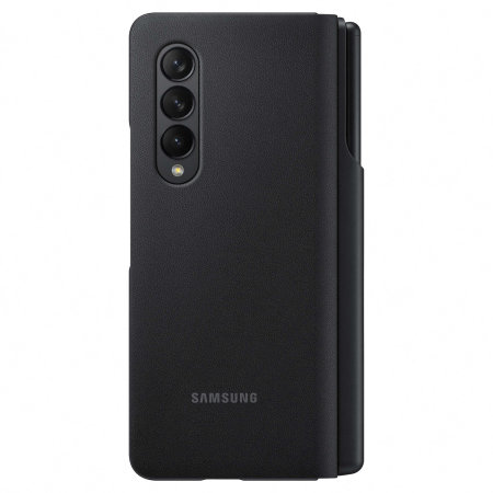 Official Samsung Galaxy Z Fold 3 Flip Case With Pen - Black