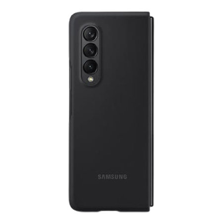 Official Samsung Galaxy Z Fold 3 Soft Silicone Case - Black