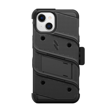 Zizo Bolt Protective Case & Screen Protector - Black - For iPhone 13
