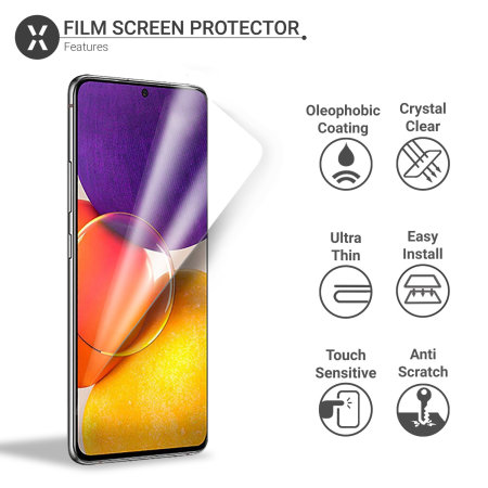 Olixar Samsung Galaxy Quantum 2 Film Screen Protectors - Twin Pack