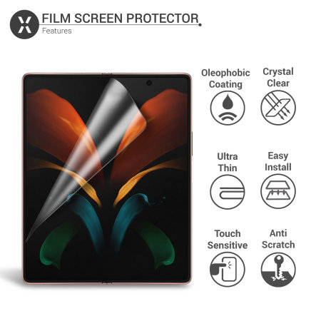 Olixar Samsung Galaxy Z Fold 2 Screen & Camera Protectors - 2 Pack