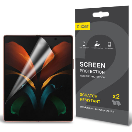 Olixar Samsung Galaxy Z Fold 2 Screen & Camera Protectors - 2 Pack