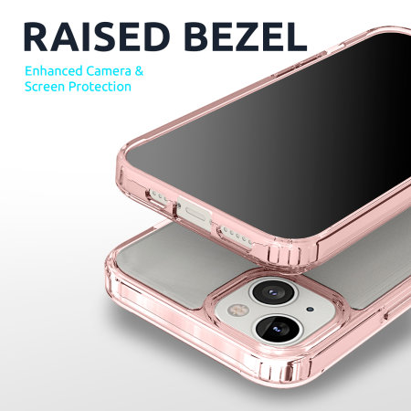 Olixar Exoshield Bumper Rose Gold Case - For Apple iPhone 13