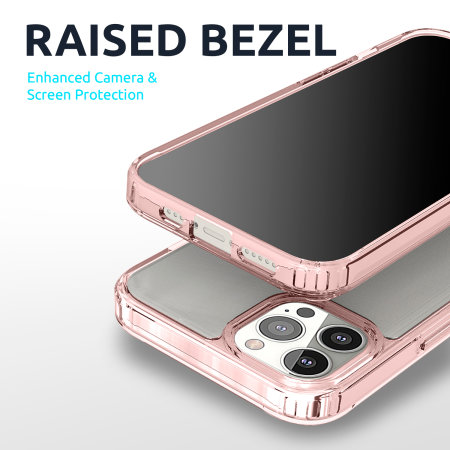 Olixar ExoShield Bumper Case - Rose Gold - For iPhone 13 Pro Max