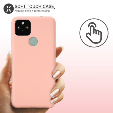 Olixar Google Pixel 5a Soft Silicone Case - Pink