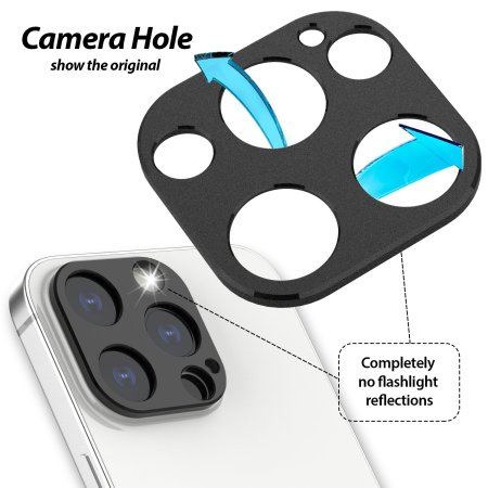 Whitestone Dome EZ 2 Pack Camera Protectors - For iPhone 13 Pro