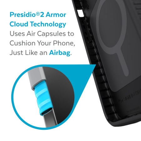 Speck Presidio 2 Protective Grip Black Case - For Apple iPhone 13
