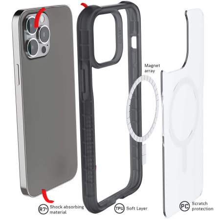 Ghostek Covert 6 Ultra-Thin Smoke Case - For iPhone 13 Pro Max