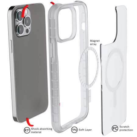 Ghostek Covert 6 Ultra-Thin Clear Case - For iPhone 13 Pro Max