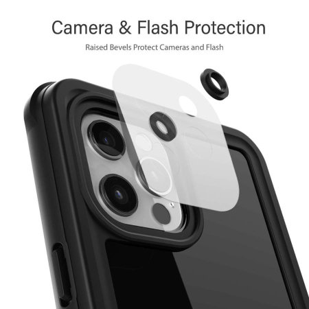 Ghostek Nautical 4 Waterproof Tough Black Case - For iPhone 13 Pro