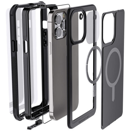 Ghostek Nautical 4 Waterproof Slim Black Case - For iPhone 13 Pro Max