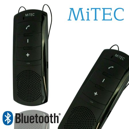 MiTec Bluetooth Enabled Hands-Free Car Visor Kit & Built-In Speaker