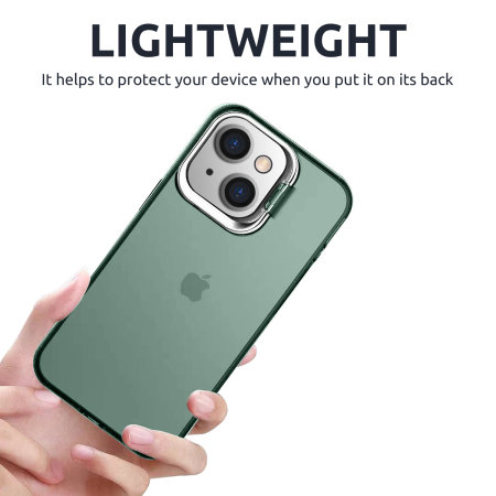Olixar Camera Stand Green Case - For iPhone 13