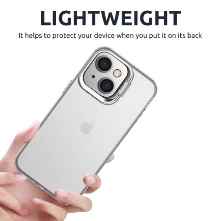 Olixar Camera Stand Clear Case - For Apple iPhone 13